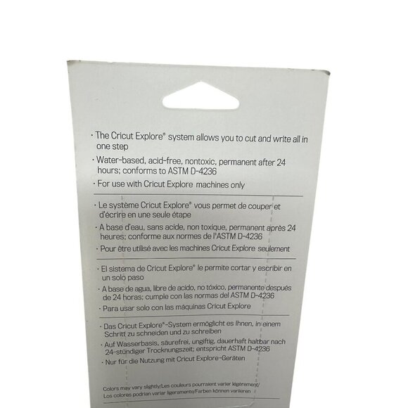 Cricut Explore Classic Pen Set Fine Point Multicolor Pack Crafting Writing Gift - Picture 3 of 6